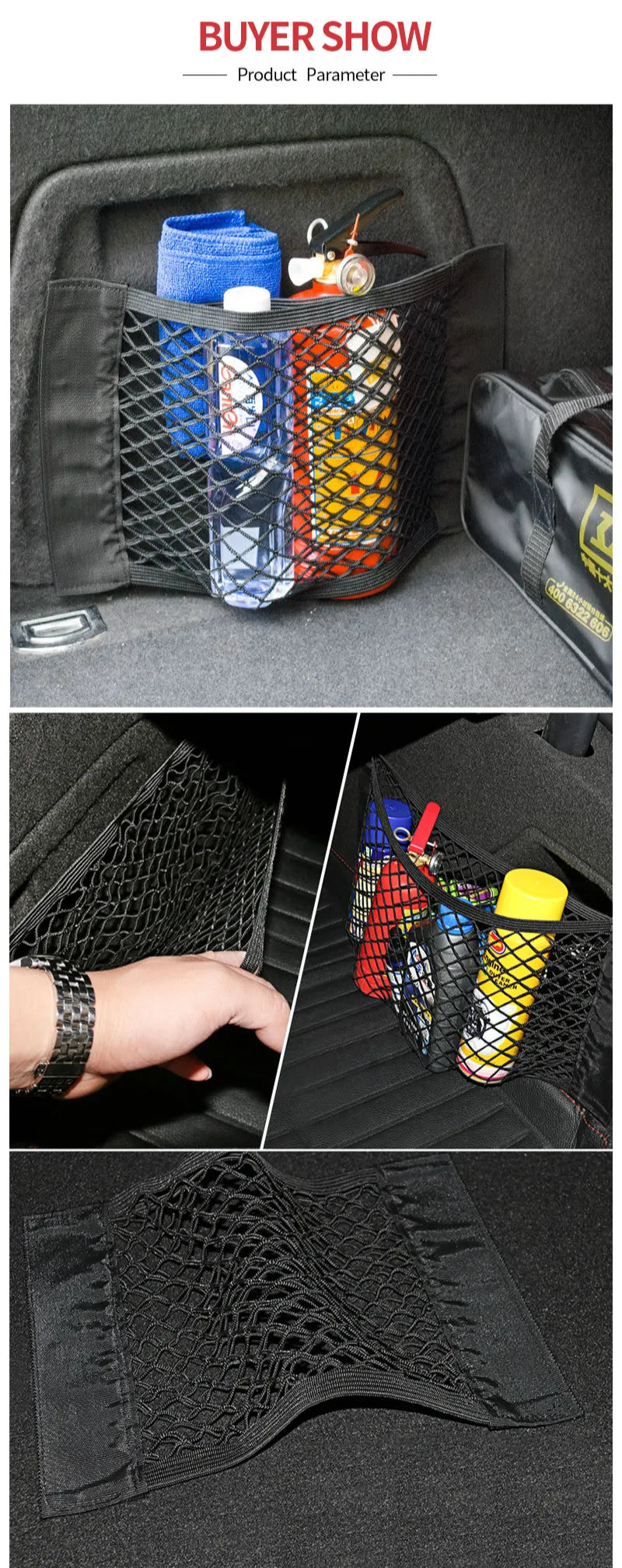 Car sticker Trunk Box Storage Bag Net Bag For audi Accessories a4 a5 a6 b5 b6 b7 q3 q5 q7 rs quattro s line c5 c6 tt sline a3 a7