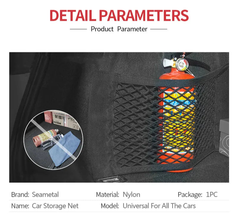 Car sticker Trunk Box Storage Bag Net Bag For audi Accessories a4 a5 a6 b5 b6 b7 q3 q5 q7 rs quattro s line c5 c6 tt sline a3 a7