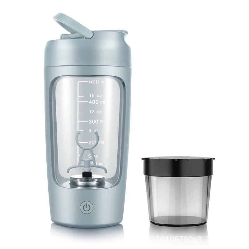 Electric Protein Shaker Bottle – 650 ml USB Rechargeable Mixer
