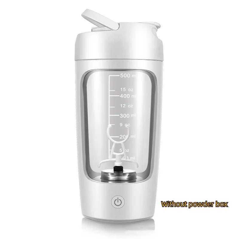 Electric Protein Shaker Bottle – 650 ml USB Rechargeable Mixer