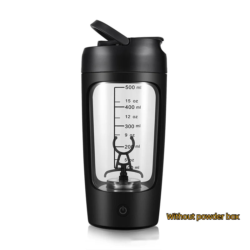 Electric Protein Shaker Bottle – 650 ml USB Rechargeable Mixer