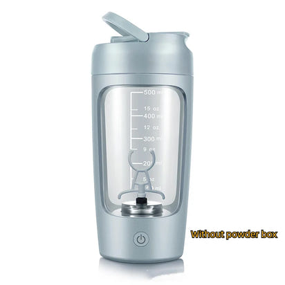 Electric Protein Shaker Bottle – 650 ml USB Rechargeable Mixer
