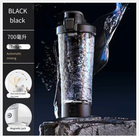 Electric Protein Shaker Bottle – 650 ml USB Rechargeable Mixer
