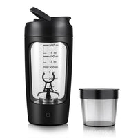 Electric Protein Shaker Bottle – 650 ml USB Rechargeable Mixer