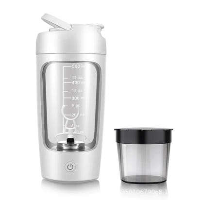Electric Protein Shaker Bottle – 650 ml USB Rechargeable Mixer