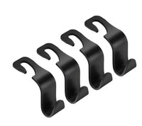 4Pack Hooks for Bags Car Clips Front Seat Headrest Organizer Holder Auto Fastener Hangers Car Storage Interior Accessories